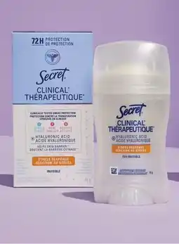 Walmart Secret Clinical deodorant and antiperspirant offer
