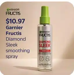 Walmart Garnier Fructis Diamond Sleek smoothing spray offer