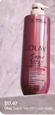 Walmart Olay Super Serum body wash offer
