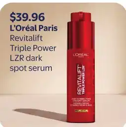 Walmart L'Oréal Paris Revitalift Triple Power LZR dark spot serum offer