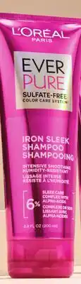 Walmart L'Oréal Paris EverPure Iron Sleek shampoo or conditioner offer