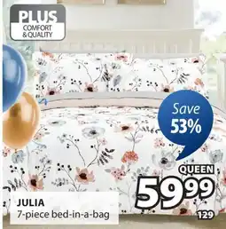 JYSK JULIA 7-piece bed-in-a-bag offer