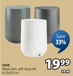 JYSK OXIE Waste bin, soft close lid offer