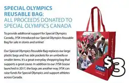 JYSK SPECIAL OLYMPICS REUSABLE BAG offer