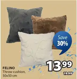 JYSK FELINO Throw cushion offer