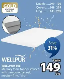 JYSK WELLPUR T65 offer