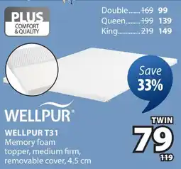 JYSK WELLPUR T31 offer