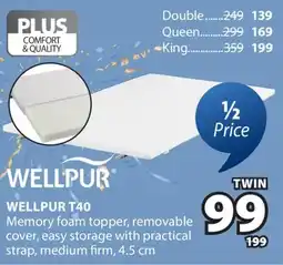 JYSK WELLPUR T40 offer