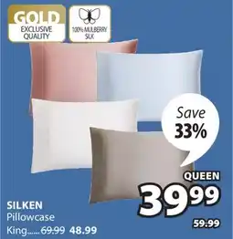 JYSK SILKEN Pillowcase offer