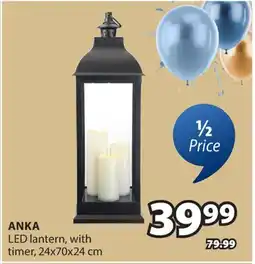 JYSK ANKA LED lantern offer