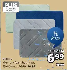 JYSK PHILIP Memory foam bath mat offer