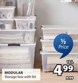 JYSK MODULAR Storage box with lid offer
