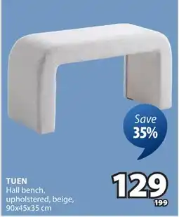 JYSK TUEN Hall bench offer