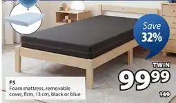 JYSK F5 Foam mattress offer