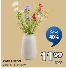 JYSK KARLANTON Vase offer