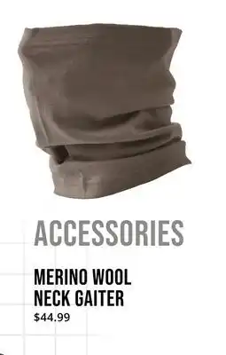 Cabela's MERINO WOOL NECK GAITER offer