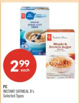 Shoppers Drug Mart PC INSTANT OATMEAL offer