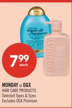 Shoppers Drug Mart MONDAY or OGX HAIR CARE PRODUCTS offer