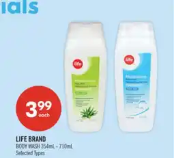 Shoppers Drug Mart LIFE BRAND BODY WASH offer