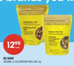 Shoppers Drug Mart NO NAME ORIGINAL or CELEBRATION TRAIL MIX offer