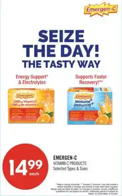 Shoppers Drug Mart EMERGEN-C VITAMIN C PRODUCTS offer