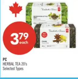 Shoppers Drug Mart PC HERBAL TEA offer