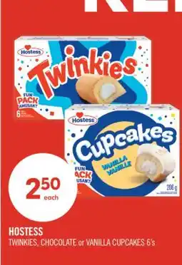 Shoppers Drug Mart HOSTESS TWINKIES, CHOCOLATE or VANILLA CUPCAKES offer