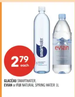 Shoppers Drug Mart GLACÉAU SMARTWATER, EVIAN or FUJI NATURAL SPRING WATER offer
