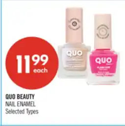 Shoppers Drug Mart QUO BEAUTY NAIL ENAMEL offer
