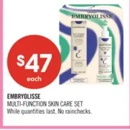 Shoppers Drug Mart EMBRYOLISSE MULTI-FUNCTION SKIN CARE SET offer