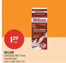 Shoppers Drug Mart NEILSON CHOCOLATE MILK offer