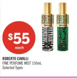 Shoppers Drug Mart ROBERTO CAVALLI FINE PERFUME MIST offer