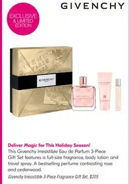 Shoppers Drug Mart Givenchy Irresistible 3-Piece Fragrance Gift Set offer