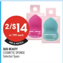 Shoppers Drug Mart QUO BEAUTY COSMETIC SPONGE offer