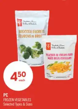 Shoppers Drug Mart PC FROZEN VEGETABLES offer