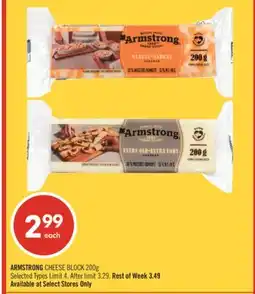 Shoppers Drug Mart ARMSTRONG CHEESE BLOCK offer