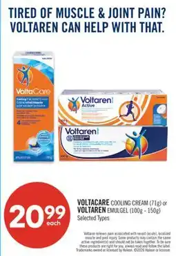 Shoppers Drug Mart VOLTACARE COOLING CREAM (71g) or VOLTAREN EMULGEL (100g - 150g) offer
