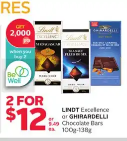 Rexall Excellence or Chocolate Bars offer
