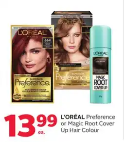 Rexall L'ORÉAL Preference or Magic Root Cover Up Hair Colour offer