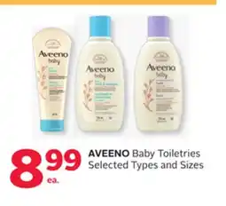 Rexall AVEENO Baby Toiletries offer