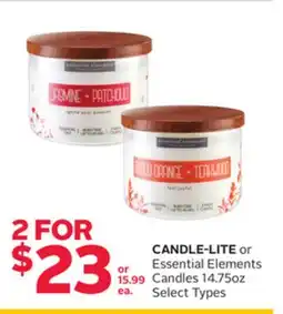 Rexall CANDLE-LITE or Essential Elements Candles offer