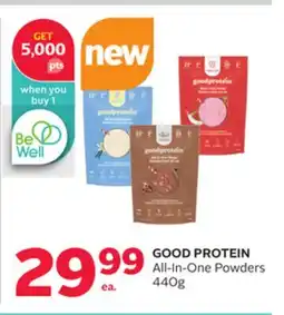 Rexall GOOD PROTEIN All-In-One Powders offer