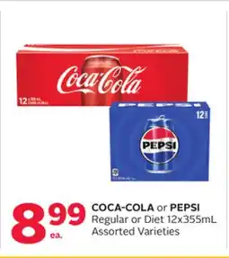 Rexall COCA-COLA or PEPSI offer