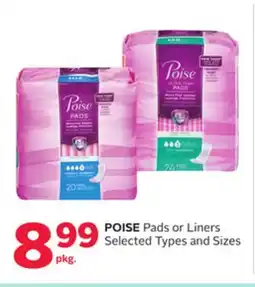 Rexall POISE Pads or Liners offer