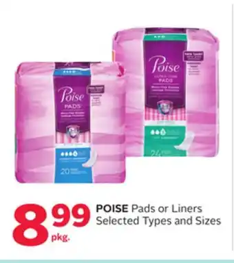 Rexall POISE Pads or Liners offer