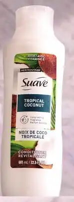 Walmart Shampooing Clarification quotidienne ou shampooing ou revitalisant Noix de coco tropicale de Suave offer
