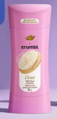 Walmart déodorant Dove x Crumbl offer
