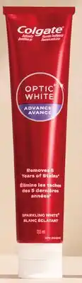 Walmart Dentifrice Optic White Avancé de Colgate offer