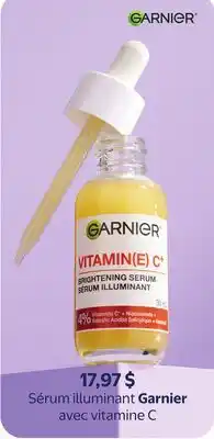 Walmart Sérum illuminant Garnier avec vitamine C offer