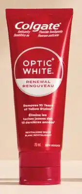 Walmart Dentifrice Optic White Renouveau de Colgate offer